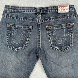 True Religion Brand Jeans Womens 32 Bootcut Denim Made in USA Low Rise